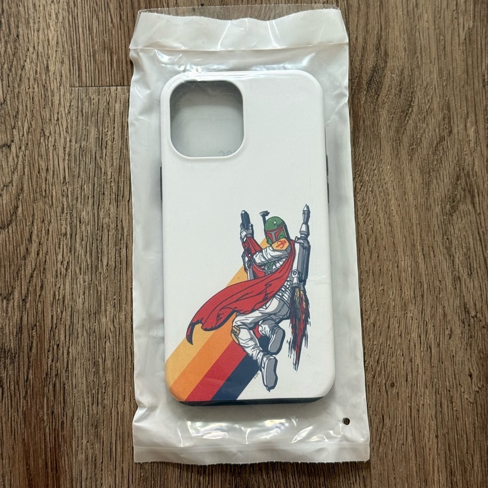NWT Star Wars Boba Fett Retro Rainbow Case for iPhone 12 Pro Max